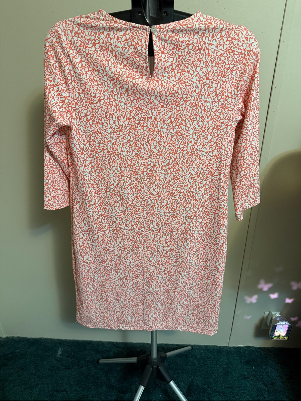 Southern Tide Liera "That Floral Feeling" Performance Dress in coral - Picture 2 of 4